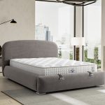 Felix Set Troya 21 Gri Baza Başlık Takımı - Minimalist Oval Başlık & Deri Kulp Detayı