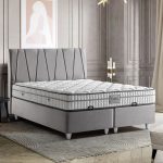 Larin Set Strong Açık Gri Baza Başlık Takımı - Asimetrik Geometrik Desenli & Modern Tasarım